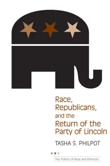 Cover of Race, Republicans, & the Return of the Party of Lincoln