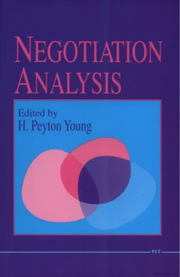 Cover of Negotiation Analysis