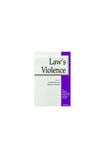 Cover of Law's Violence