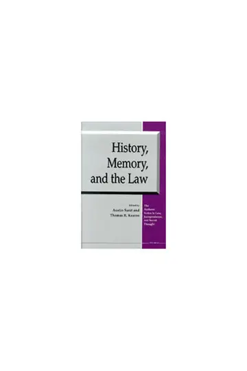 Cover of History, Memory, and the Law