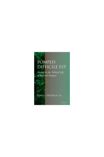 Cover of Pompeis Difficile Est