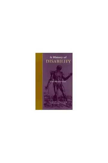 Cover of A History of Disability