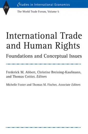Cover of International Trade and Human Rights