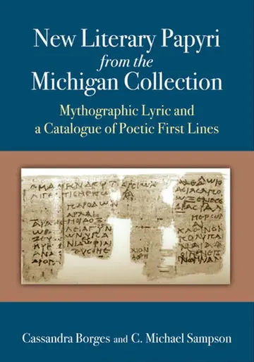 Cover of New Literary Papyri from the Michigan Collection