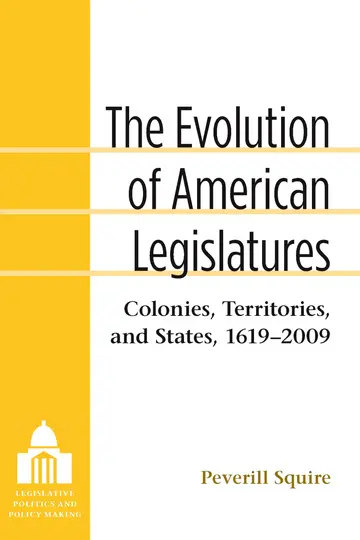 Cover of The Evolution of American Legislatures