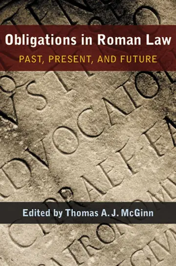 Cover of Obligations in Roman Law