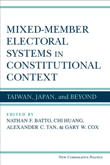 Cover of Mixed-Member Electoral Systems in Constitutional Context