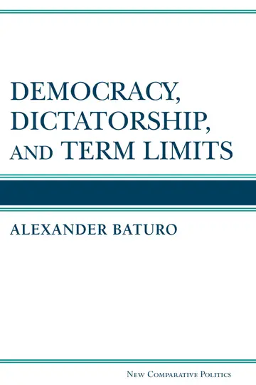 Cover of Democracy, Dictatorship, and Term Limits