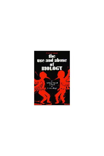 Cover of The Use and Abuse of Biology