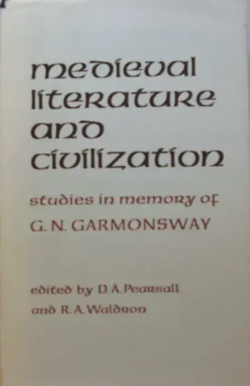 Cover of Mediaeval Literature and Civilization
