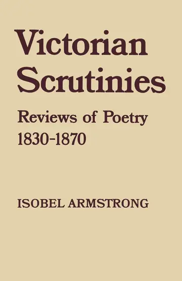 Cover of Victorian Scrutinies