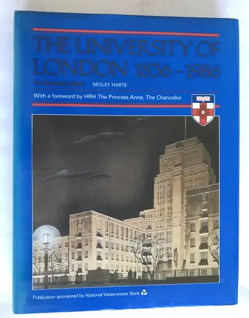 Cover of The University of London, 1836-1986