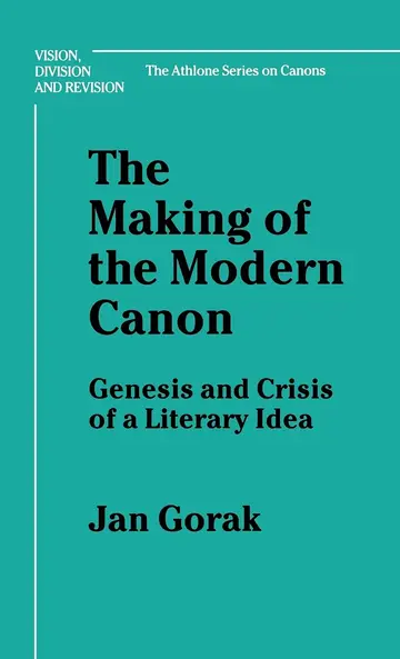 Cover of The Making of the Modern Canon