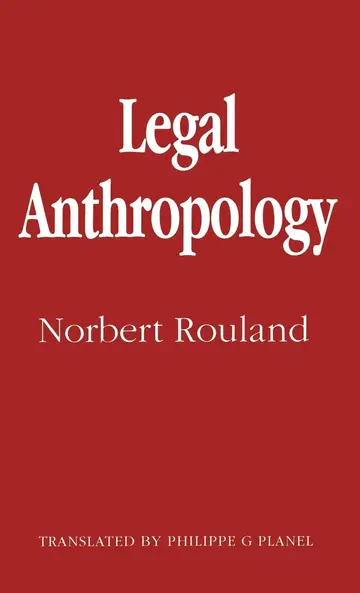 Cover of Legal Anthropology