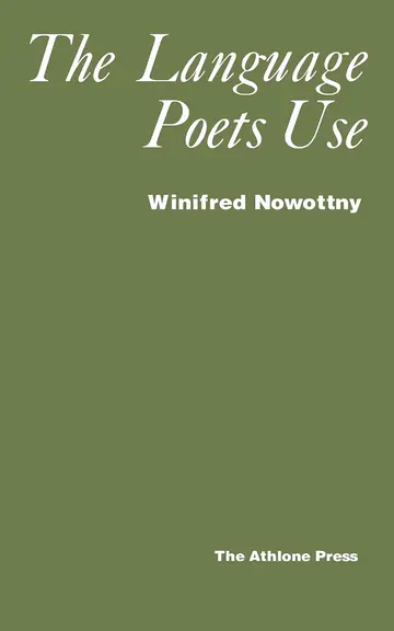 Cover of The Language Poets Use