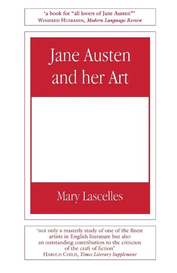 Cover of Jane Austen and Her Art