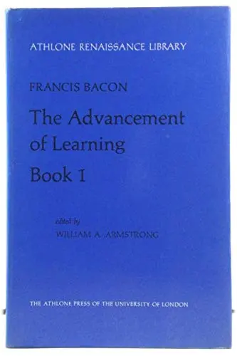 Cover of Advancement of Learning