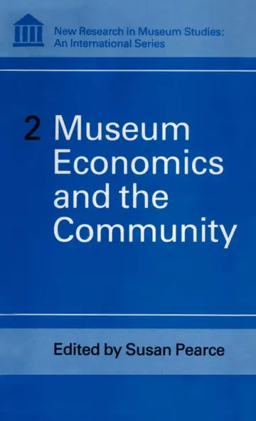 Cover of Museum Economics and the Community