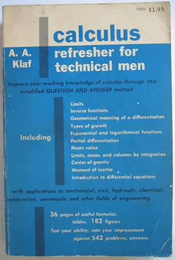 Cover of Calculus Refresher