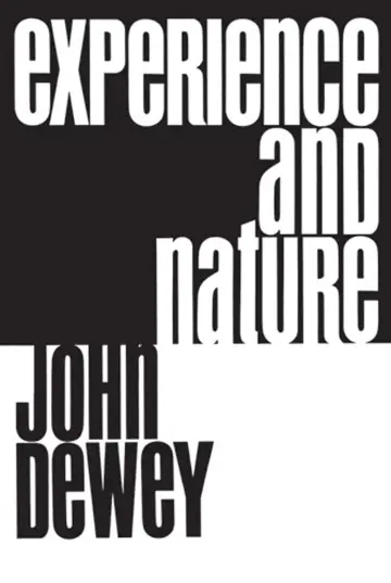 Cover of Experience and Nature