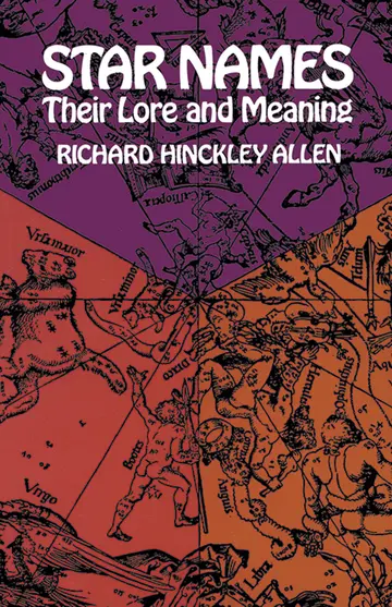 Cover of Star Names Their Lore and Their Meaning