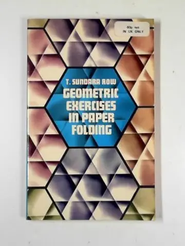 Cover of Geometric Exercises in Paper Folding
