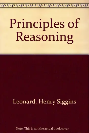 Cover of Principles of Reasoning