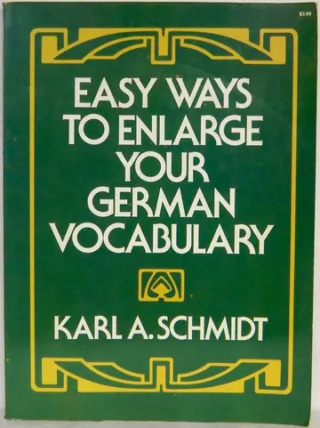 Cover of Easy Ways to Enlarge Your German Vocabulary
