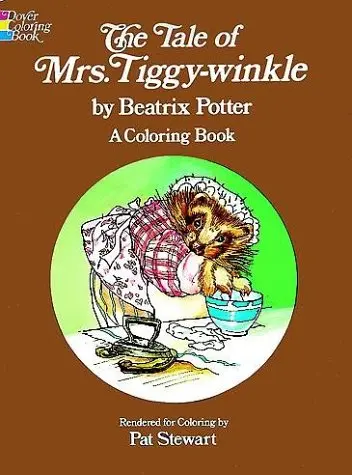 Cover of The Tale of Mrs. Tiggy-Winkle Colouring Book