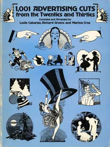 Cover of 1001 Advertising Cuts from the Twenties and Thirties
