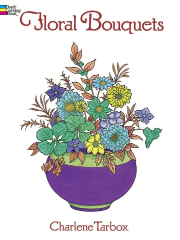 Cover of Floral Bouquets Colouring Book