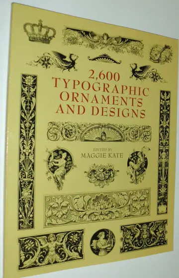Cover of 2600 Typographic Ornaments and Designs