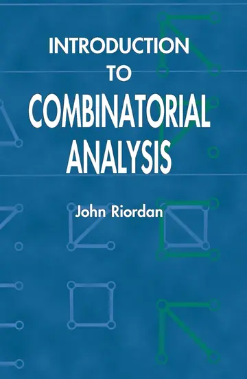 Cover of Introduction to Combinatorial Analysis