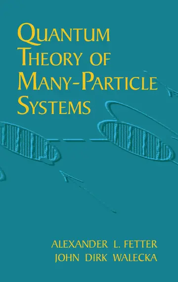 Cover of Quantum Theory of Many-Particle Systems