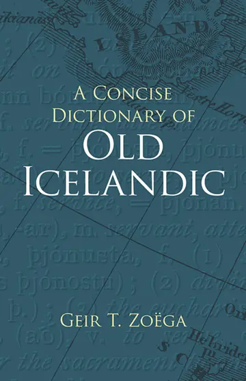 Cover of A Concise Dictionary of Old Icelandic
