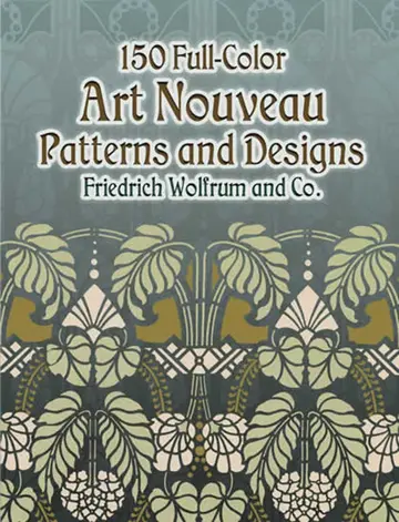 Cover of 150 Full-Color Art Nouveau Patterns and Designs