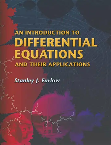 Cover of An Introduction to Differential Equations and Their Applications