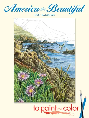 Cover of America the Beautiful to Paint or Color