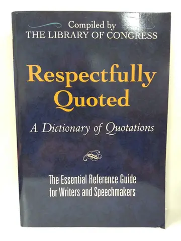 Cover of Respectfully Quoted