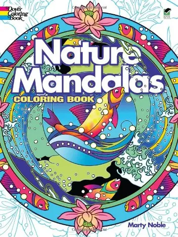 Cover of Nature Mandalas Coloring Book