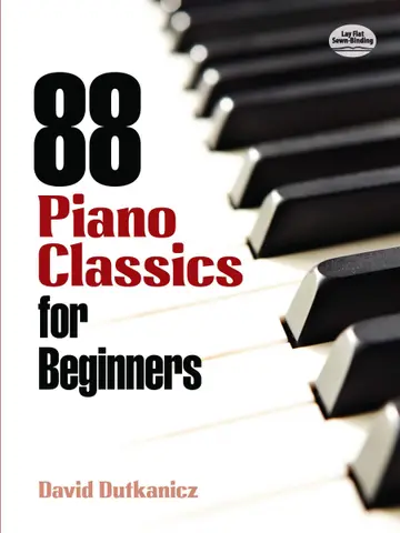 Cover of 88 Piano Classics for Beginners