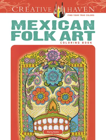 Cover of Creative Haven Mexican Folk Art Coloring Book