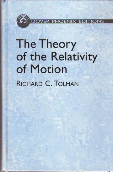 Cover of The Theory of the Relativity of Motion