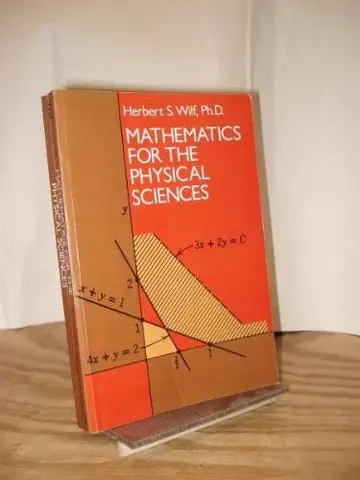 Cover of Mathematics for the Physical Sciences