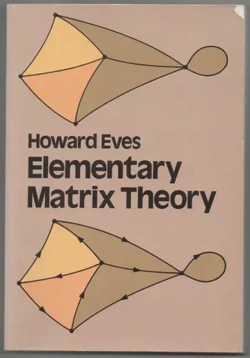 Cover of Elementary Matrix Theory