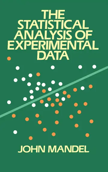 Cover of Statistical Analysis of Experimental Data