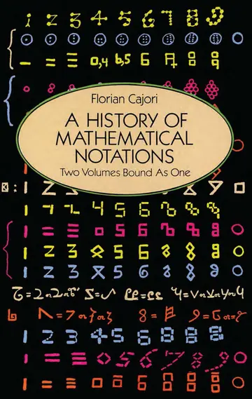 Cover of A History of Mathematical Notations
