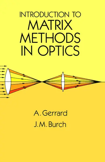 Cover of Introduction to Matrix Methods in Optics
