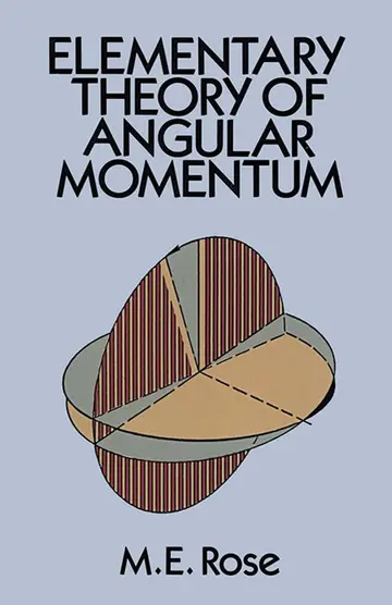 Cover of Elementary Theory of Angular Momentum