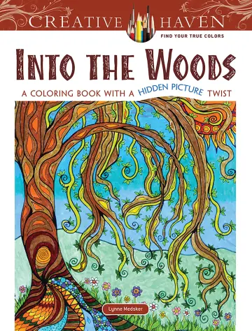 Cover of Into the Woods Adult Coloring Book